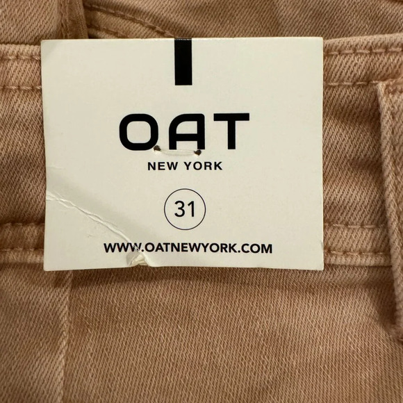 NWT Oat New York High Rise Wide Leg Rose Pink Jean - Picture 9 of 16